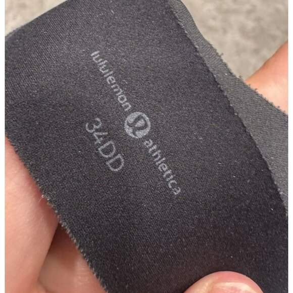 Lululemon Enlite Bra *Zip Front Incognito Camo Multi Grey 34DD - Picture 5 of 5